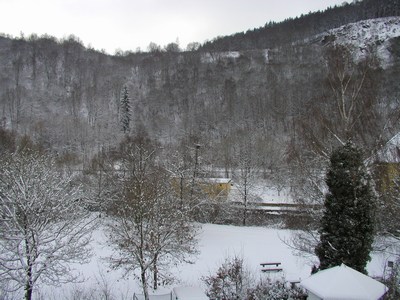 Blick aus dem Fenster: shit !